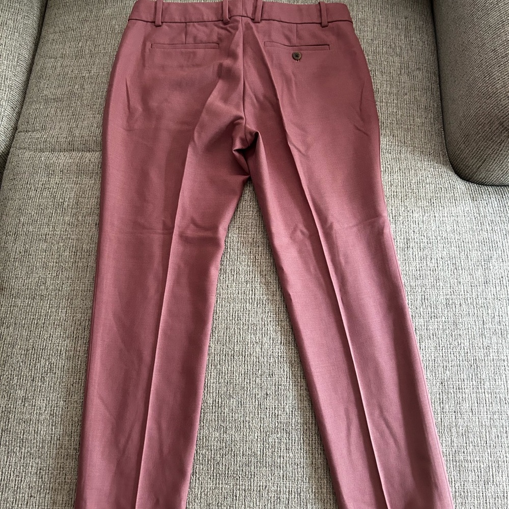 J. Crew Wool blend Dusty Rose Chinos - Picture 2 of 16